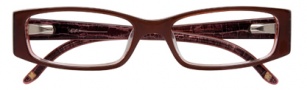 BCBGMaxazria Tessa Eyeglasses Eyeglasses - BRO Brown Salmon
