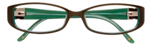 BCBGMaxazria Velia Eyeglasses Eyeglasses - OLI Olive Laminate 