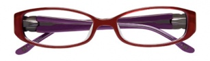 BCBGMaxazria Velia Eyeglasses Eyeglasses - RED Red Laminate 