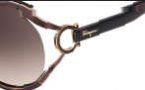 Salvatore Ferragamo SF600S Sunglasses Sunglasses - 220 Pearl Dark Brown 
