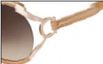 Salvatore Ferragamo SF600S Sunglasses Sunglasses - 266 Pearl Beige 