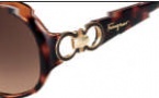 Salvatore Ferragamo SF601S Sunglasses Sunglasses - 214 Tortoise 