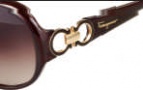 Salvatore Ferragamo SF601S Sunglasses Sunglasses - 220 Pearl Dark Brown 