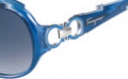 Salvatore Ferragamo SF601S Sunglasses Sunglasses - 415 Pearl Blue 