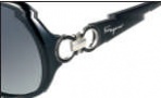 Salvatore Ferragamo SF602S Sunglasses Sunglasses - 001 Black 