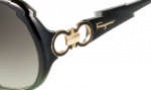 Salvatore Ferragamo SF602S Sunglasses Sunglasses - 318 Khaki Gradient