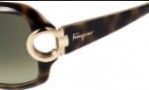 Salvatore Ferragamo SF621S Sunglasses Sunglasses - 221 Havana Green 