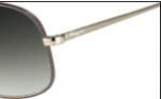 Salvatore Ferragamo SF105SL Sunglasses Sunglasses - 211 Shiny Brown W/ Dark Brown Leather
