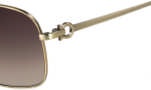 Salvatore Ferragamo SF108SL Sunglasses Sunglasses - 719  Brushed Gold 