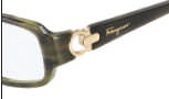 Salvatore Ferragamo SF2600 Eyeglasses Eyeglasses - 337 Green Horn 