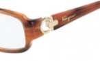 Salvatore Ferragamo SF2600 Eyeglasses Eyeglasses - 724 Honey Horn
