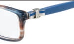 Salvatore Ferragamo SF2615 Eyeglasses Eyeglasses - 410 Striped Blue Suede 