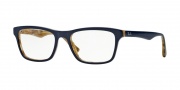Ray Ban RX5279 Eyeglasses Eyeglasses - 5131 Top Blue on Beige Vari Demo Lens