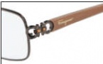 Salvatore Ferragamo SF2105R Eyeglasses Eyeglasses - 210 Shny Brown 