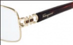 Salvatore Ferragamo SF2105R Eyeglasses Eyeglasses - 714 Shiny Gold 