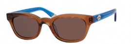 Juicy Couture Juicy 534/S Sunglasses Sunglasses - 01M5 Tigereye Cobalt (H2 brown lens)