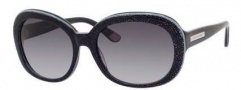 Juicy Couture Juicy 537/S Sunglasses Sunglasses - 01N3 Black Glitter (Y7 gray gradient lens)