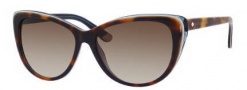 Juicy Couture Juicy 538/S Sunglasses Sunglasses - 01H3 Tortoise Blue (Y6 brown gradient lens)