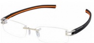Tag Heuer 7642 Eyeglasses Eyeglasses - 003 Black / White 
