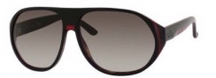 Gucci 1025/S Sunglasses Sunglasses - 0I31 Black Red Green Havana (HA brown gradient lens)