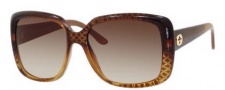 Gucci 3574 Sunglasses Sunglasses - 0W8N Cuir Gold Diamond (OH brown gradient lens)