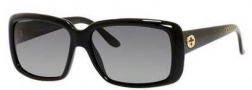 Gucci 3575/S Sunglasses Sunglasses - 0W6Z Shiny Black (WJ grayshpolarized lens)