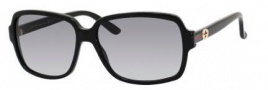 Gucci 3583/S Sunglasses Sunglasses - 0807 Black (JJ gray gradient lens)