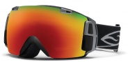 Smith Optics I/O Recon Snow Goggles Goggles - Black / Red Sol X Mirror / Extra Red Sensor Mirror