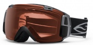 Smith Optics I/O Recon Snow Goggles Goggles - Black / Polarized Rose Copper / Extra Red Sensor Mirror