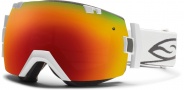Smith Optics IOX Snow Goggles Goggles - White / Red Sol X Mirror / Extra Red Sensor Mirror