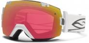Smith Optics IOX Snow Goggles Goggles - White / Red Sensor Mirror / Extra Platinum Mirror