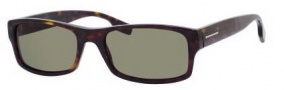 Hugo Boss 0407/S Sunglasses Sunglasses - 0086 Dark Havana (1E Green Lens)