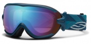 Smith Optics Virtue Snow Goggles  Goggles - Teal Riviera / Blue Sensor Mirror 
