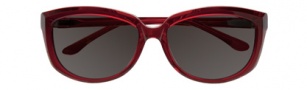 BCBGMaxazria Bliss Sunglasses Sunglasses - RED Red Transparent 