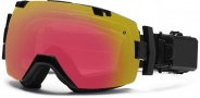 Smith Optics I/OX Elite Turbo Fan Snow Goggles Goggles - Black / Photochromic  Red Sensor / Extra Red Sol X Mirror