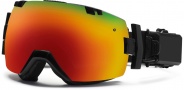 Smith Optics I/OX Elite Turbo Fan Snow Goggles Goggles - Black / Red Sol X Mirror / Extra Blue Sensor Mirror
