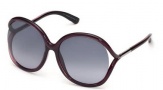 Tom Ford FT0252 Rhi Sunglasses  Sunglasses - 05B Black / Gradient Smoke