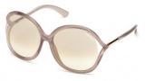 Tom Ford FT0252 Rhi Sunglasses  Sunglasses - 33G Gold / Brown Mirror 