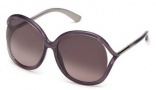 Tom Ford FT0252 Rhi Sunglasses  Sunglasses - 83T Violet / Gradient Bordeaux 