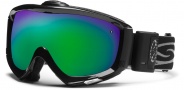 Smith Optics Prophecy Turbo Fan Snow Goggles Goggles - Black / Green Sol X Mirror