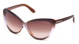 Tom Ford FT0253 Madison Sunglasses Sunglasses - 50Z Dark Brown / Gradient