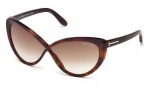 Tom Ford FT0253 Madison Sunglasses Sunglasses - 52F Dark Havana / Gradient Brown