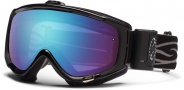 Smith Optics Phenom Turbo Fan Snow Goggles Goggles - Black / Blue Sensor Mirror