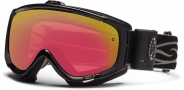 Smith Optics Phenom Turbo Fan Snow Goggles Goggles - Black / Red Sensor Mirror