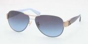 Coach HC7009Q Sunglasses  Sunglasses - 905417 Gold / Blue Grey Blue Gradient