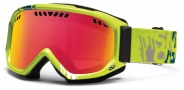 Smith Optics Scope Snow Goggles Goggles - Lime Mission / Red Sensor Mirror