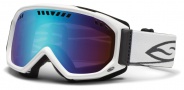 Smith Optics Scope Snow Goggles Goggles - White / Blue Sensor Mirror