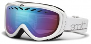 Smith Optics Transit Snow Goggles Goggles - White / Blue Sensor Mirror