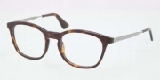 Prada PR 01PV Eyeglasses Eyeglasses - 2AU101 Havana / Demo Lens