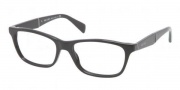Prada PR 14PV Eyeglasses Eyeglasses - 1AB101 Gloss Black / Demo Lens